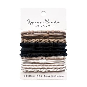 Gypsea Bands Tulum Brown, Black, White, Hair Ties and Bracelets